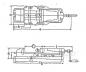 Preview: Bernardo Hydro-Maschinenschraubstock AH 100