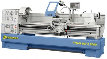 Bernardo Titan 560 x 2000 universal lathe with digital display​