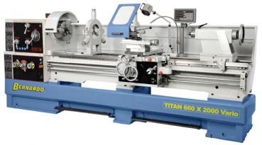 Bernardo Universal lathe with infinitely variable speed Titan 660 x 2000 Vario​