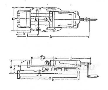 Bernardo Hydro-Maschinenschraubstock AH 100