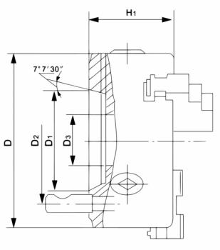 Bernardo Standard-4-Backenfutter DK12-315/D11