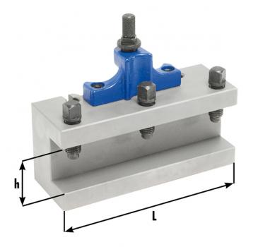 Bernardo Wechselhalter mit geradem Einsatz 16 x 80 mm für Größe A