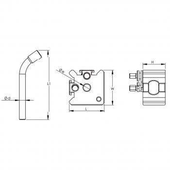 Bernardo quick-change steel holder model Bernardo size 20