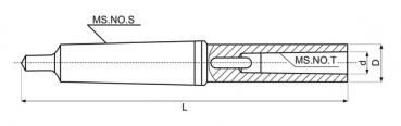 Bernardo Verlängerungshülse MK 5 / 5