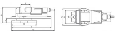 Bernardo Maschinenschraubstock KV 100