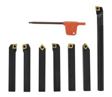 Bernardo 6 pcs. turning tools set incl. 1 pc. boring bar, 10 mm