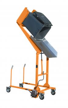 Bauer Mülltonnen-Kippstation MKS-F, lackiert