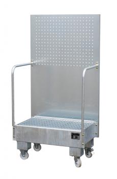 Bauer FAHRBARE AUFFANGWANNEN MIT LOCHPLATTENWAND TYP LPW 60