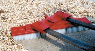 Bauer, Gabelstapler-Kehrbesen SKB 200, lackiert, Feuerrot