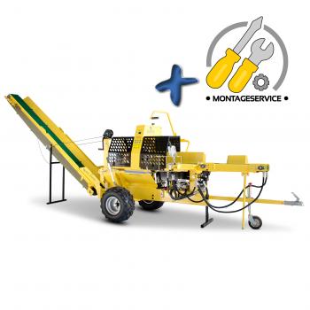 BAMATO 20to Saegespaltautomat WPO-400PRO mit Foerderband und Montageservice