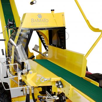 BAMATO 20to Saegespaltautomat WPO-400PRO mit Foerderband und Montageservice
