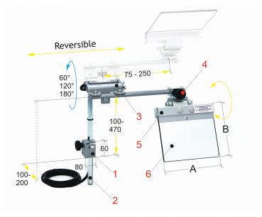 Bernardo PMA 10/112 Protective device for grinding machine