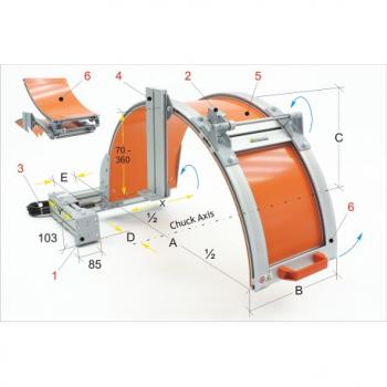 Bernardo PTO 04/100 Protective device for lathe