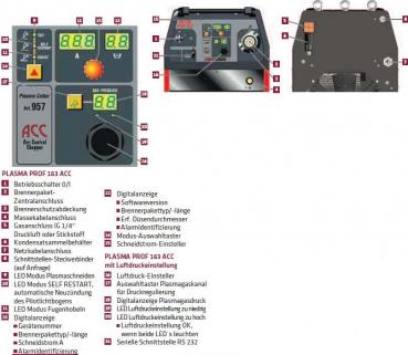 ELMAG CEBORA PLASMA PROF 163 ACC plasma cutting system