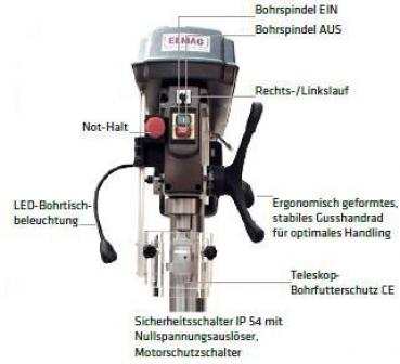 ELMAG KBM 16 TN V-belt table drilling machine