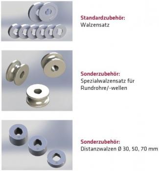 ELMAG PREMIUM EPB 50-H MOTORISCHE RINGBIEGEMASCHINE MIT HANDPUMPE
