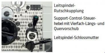 ELMAG  PREMIUM CU 400 Universal-Drehmaschine Spitzenweite 1500mm
