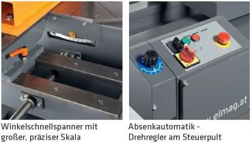 ELMAG S 280 DG BAUER Gehrungs-Bandsägemaschine
