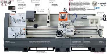 ELMAG INDUSTRIE 2000/400 Universal-Drehmaschine
