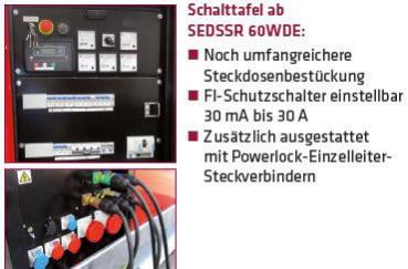ELMAG SEDSSR 150WDE - Stage3A Stromerzeuger mit VOLVO Dieselmotor TAD751GE (super-schallgedämmt, Vermietversion)