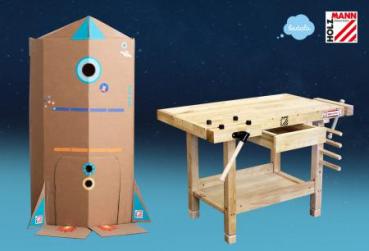 WB106MINI Holzmann Kinderwerkbank