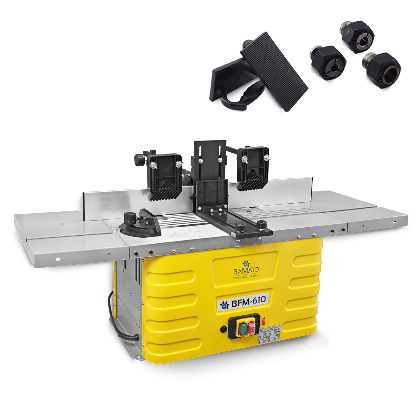 BAMATO Bench milling machine BFM-610 incl. collet set I BFM-610