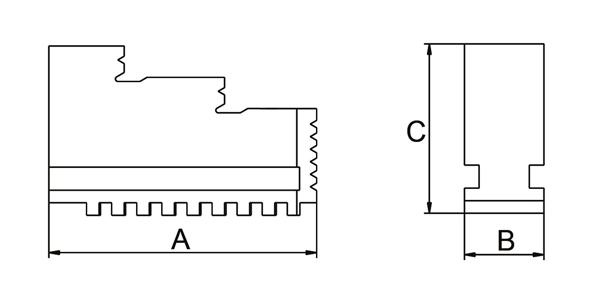 Bernardo turning jaws DIJ-DK12-100