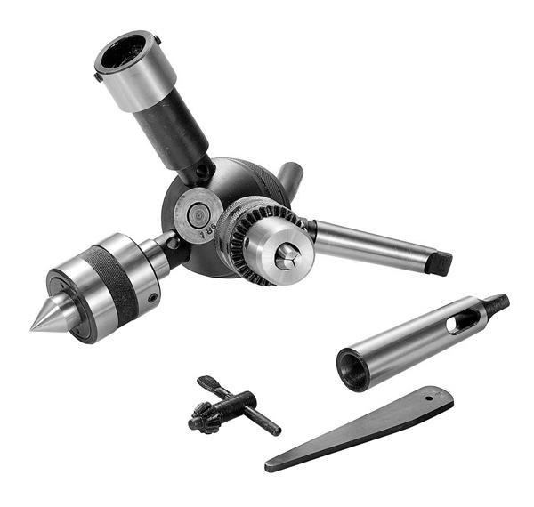 Bernardo 3 station revolving tailstock turret MT 2