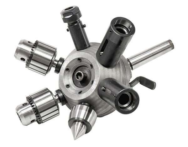 Bernardo 6 station revolving tailstock turret MT 3