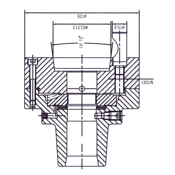 Bernardo Spannzangenfutter 5C mit Aufnahme D1-4