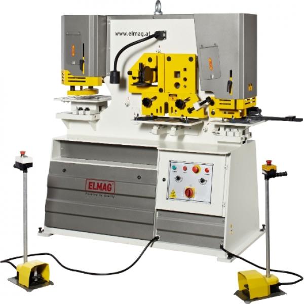 ELMAG Hydraulische Profilstahlschere und Lochstanze SPS 60