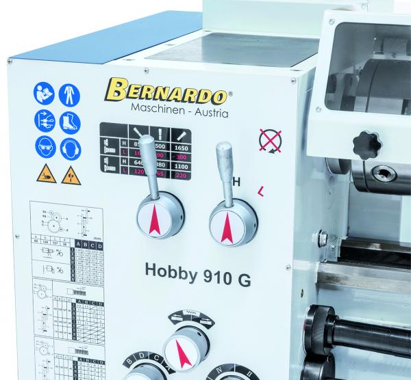 Bernardo Drehmaschine Hobby 910 G 400V inkl. 3-Achs-Digitalanzeige ES-12 V