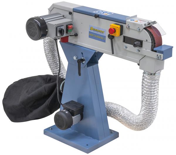 Bernardo belt sander with dust extraction BSM 75x2000 DC-2 400V