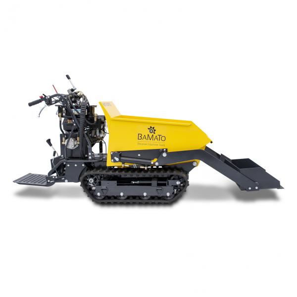 BAMATO Mini track dumper MTR-500PROS with tipping hydraulics & self-loading device