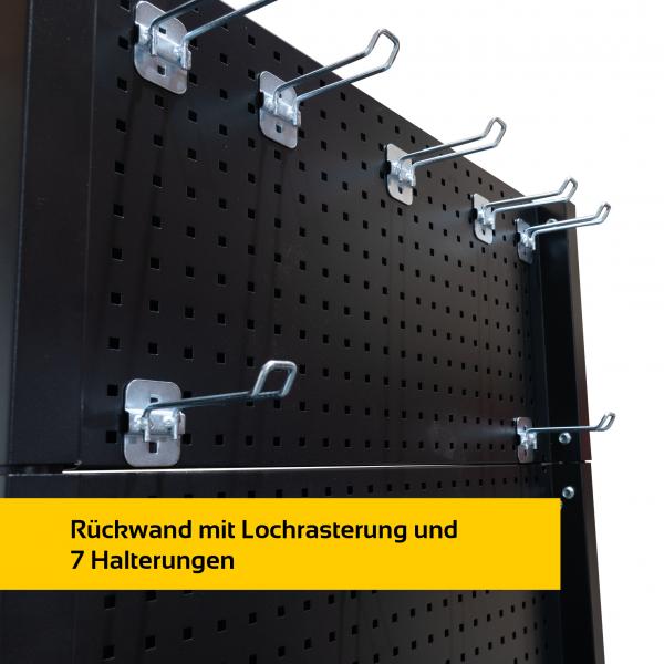 BAMATO Premium Werkstattwagen WORK-550 mit 348-tlg CrV Werkzeugset