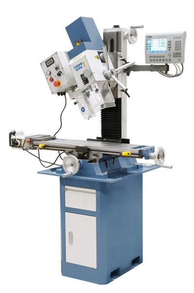 Bernardo Fräsmaschine - Bohrmaschine BF 35 Vario mit Vorschub inkl. 3-Achs-Digitalanzeige