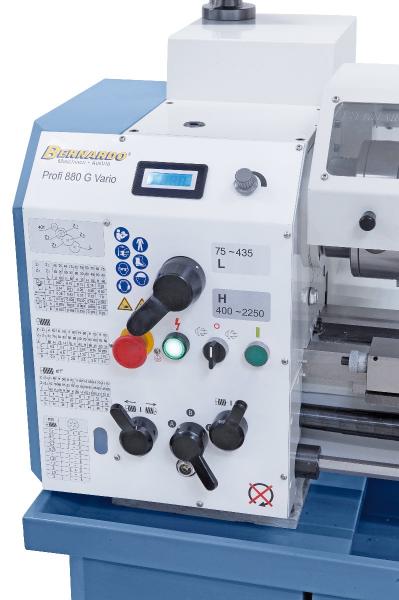 Bernardo Profi 880 G Vario - 400 V Center lathe incl. 2-axis digital display