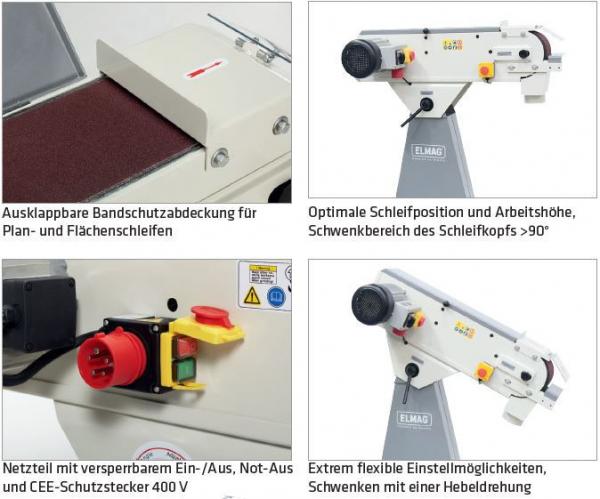 ELMAG BSM 150x2000 Bandschleifmaschine