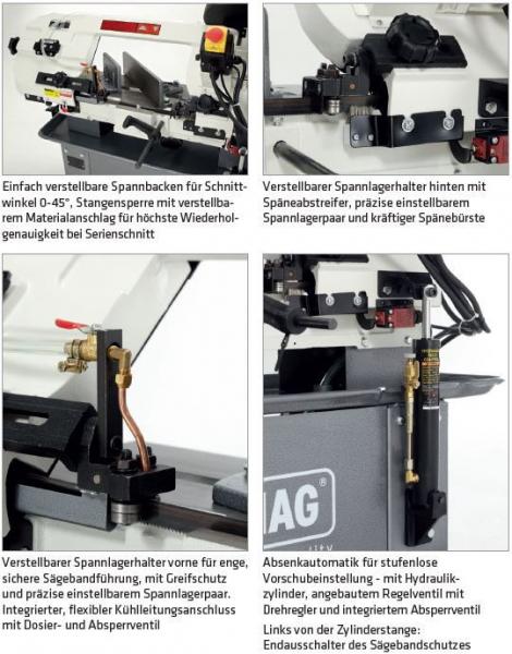 ELMAG HY 180-4 Metall-Bandsägemaschine
