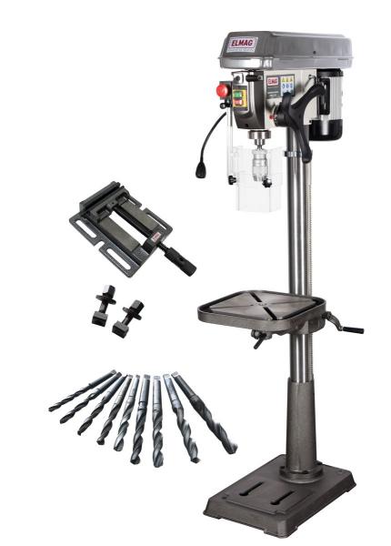ELMAG KBM 25 SN V-belt column drill SET action
