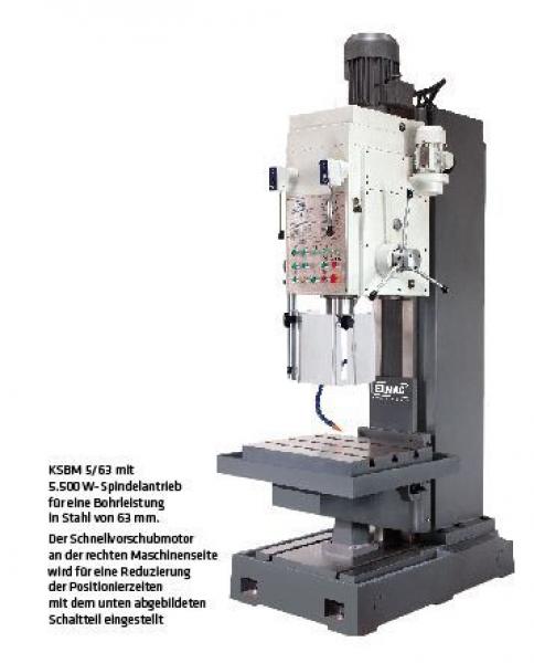 ELMAG KSBM 5/63 Kasten-Säulenbohrmaschine