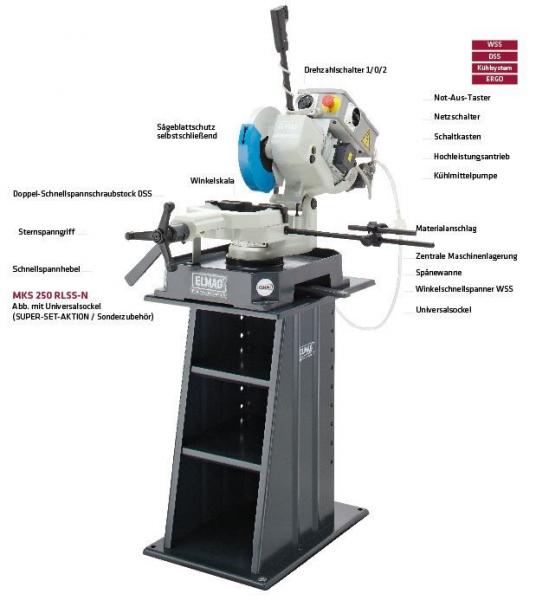 ELMAG metal circular sawing machine SUPER-SET ACTION