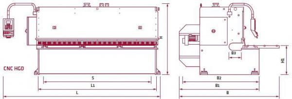 ELMAG HGD 4100x13mm Hydraulic plate shears