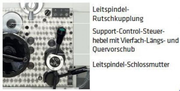 ELMAG  PREMIUM CU 400 Universal-Drehmaschine Spitzenweite 1500mm