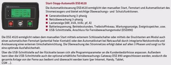 ELMAG SEDSS 183WDE-AVR-DSE4520 - Stage 3A Stromerzeuger mit KUBOTA-Motor D1105 (super-schallgedämmt)