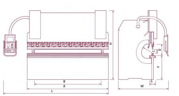ELMAG ECO-BEND 3100x200t Hydraulic press brake 3-axis