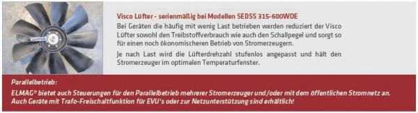 ELMAG SEDSS 410WDE - Stage2 Stromerzeuger mit VOLVO Dieselmotor TAD1344GE