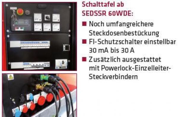 ELMAG SEDSSR 150WDE - Stage3A Stromerzeuger mit VOLVO Dieselmotor TAD751GE (super-schallgedämmt, Vermietversion)