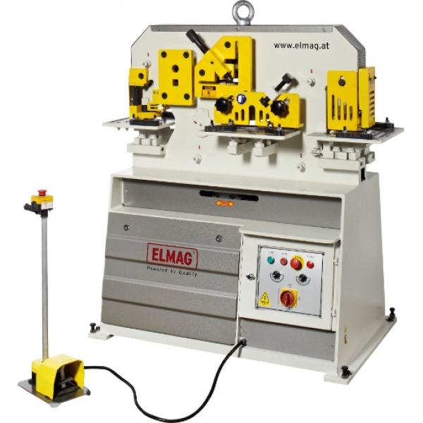ELMAG Hydraulische Profilstahlschere und Lochstanze SPS 45